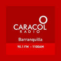Caracol Radio Barranquilla (HJAT, 1100 kHz AM / HJQU, 90.1 MHz FM)