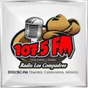Radio Los Compadres - 107.5 FM - XHSCBC-FM - Témoris, Chihuahua